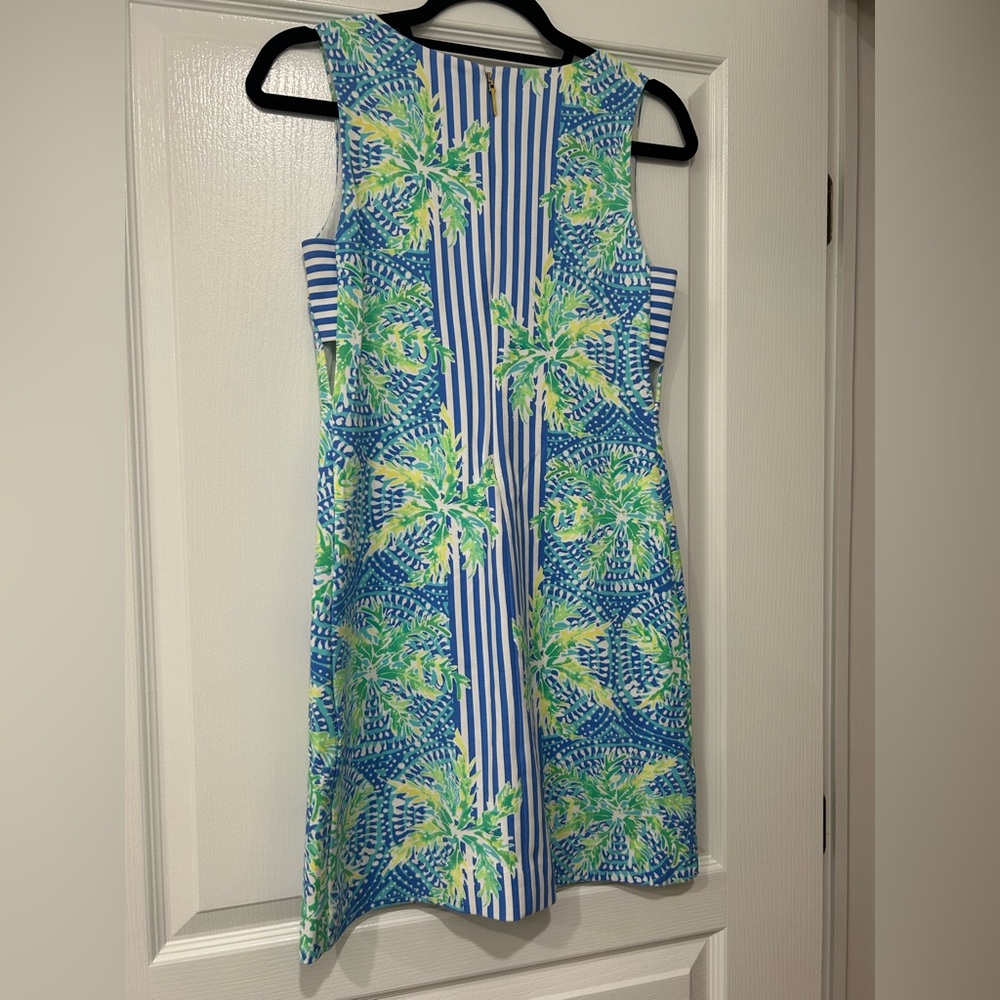 Lilly Pulitzer Blue and Green Sleeveless Sundress